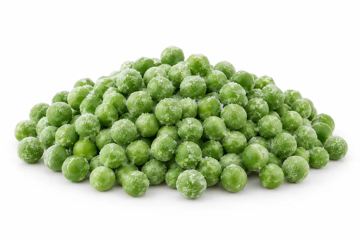 IQF frozen Egyptian green peas