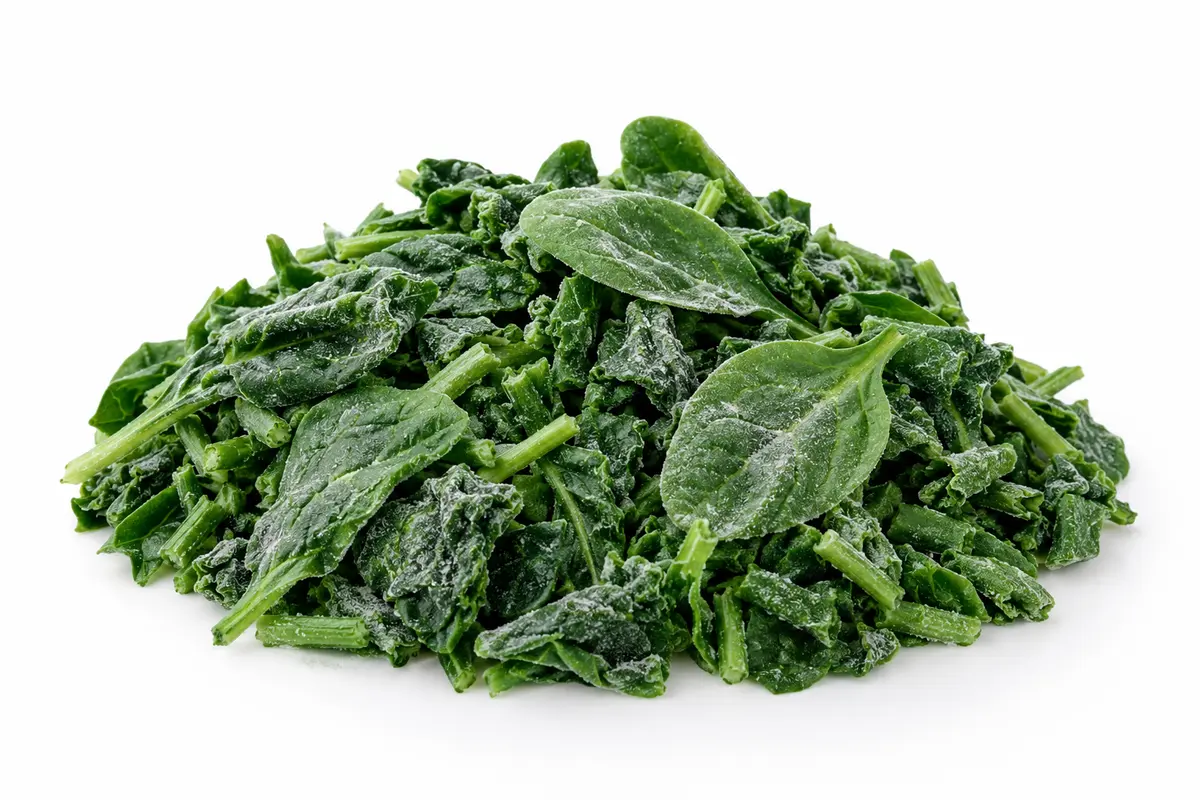 Frozen chopped Egyptian spinach