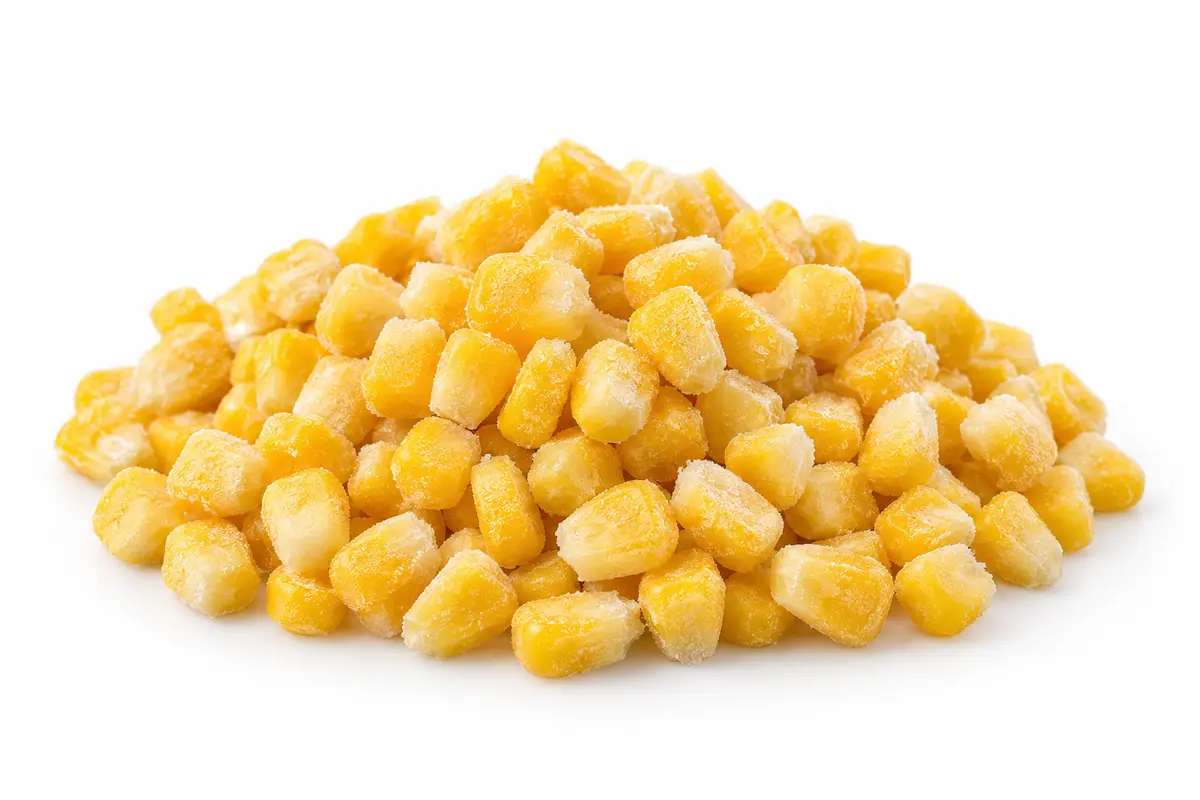 IQF frozen Egyptian sweet corn kernels