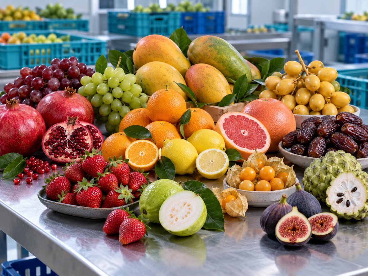 Fresh export-quality fruits
